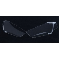 R&G Racing Headlight Shields (pair) for Yamaha YZF-R25 '14-'18, YZF-R3 '15-'18